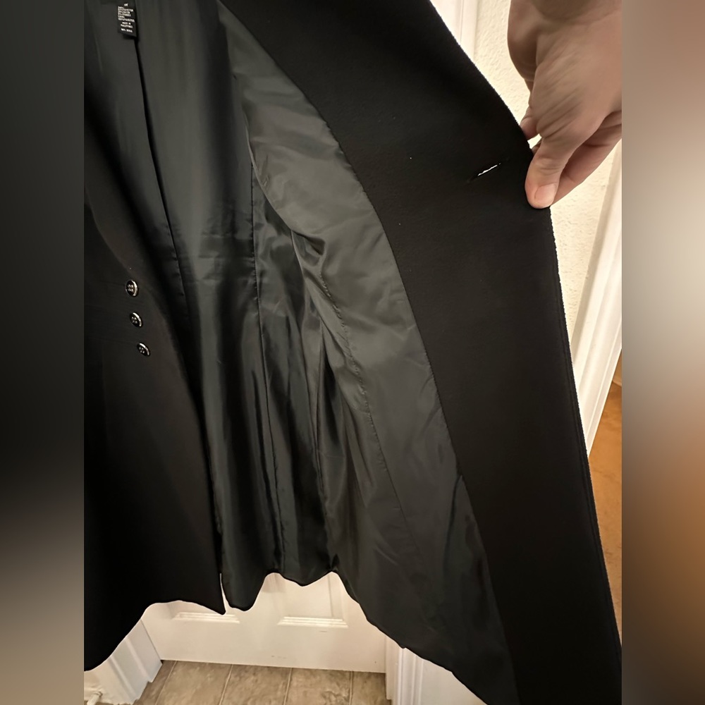 Women’s Alfani black pea coat size 1X. Worn maybe twice, like new!! - Picture 4 of 10